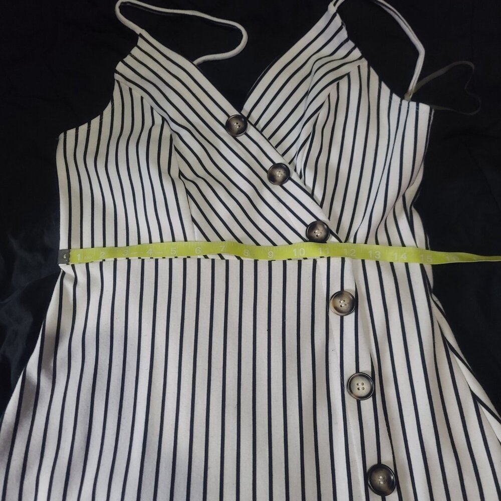 Midi striped dress - Picture 2 of 2